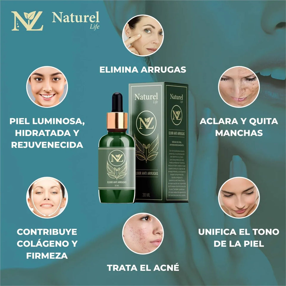 Serum Facial Anti-arrugas - Naturel Life