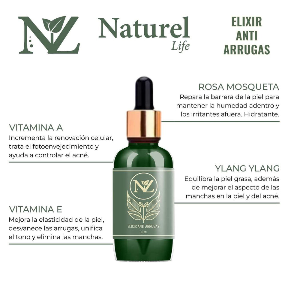 Serum Facial Anti-arrugas - Naturel Life